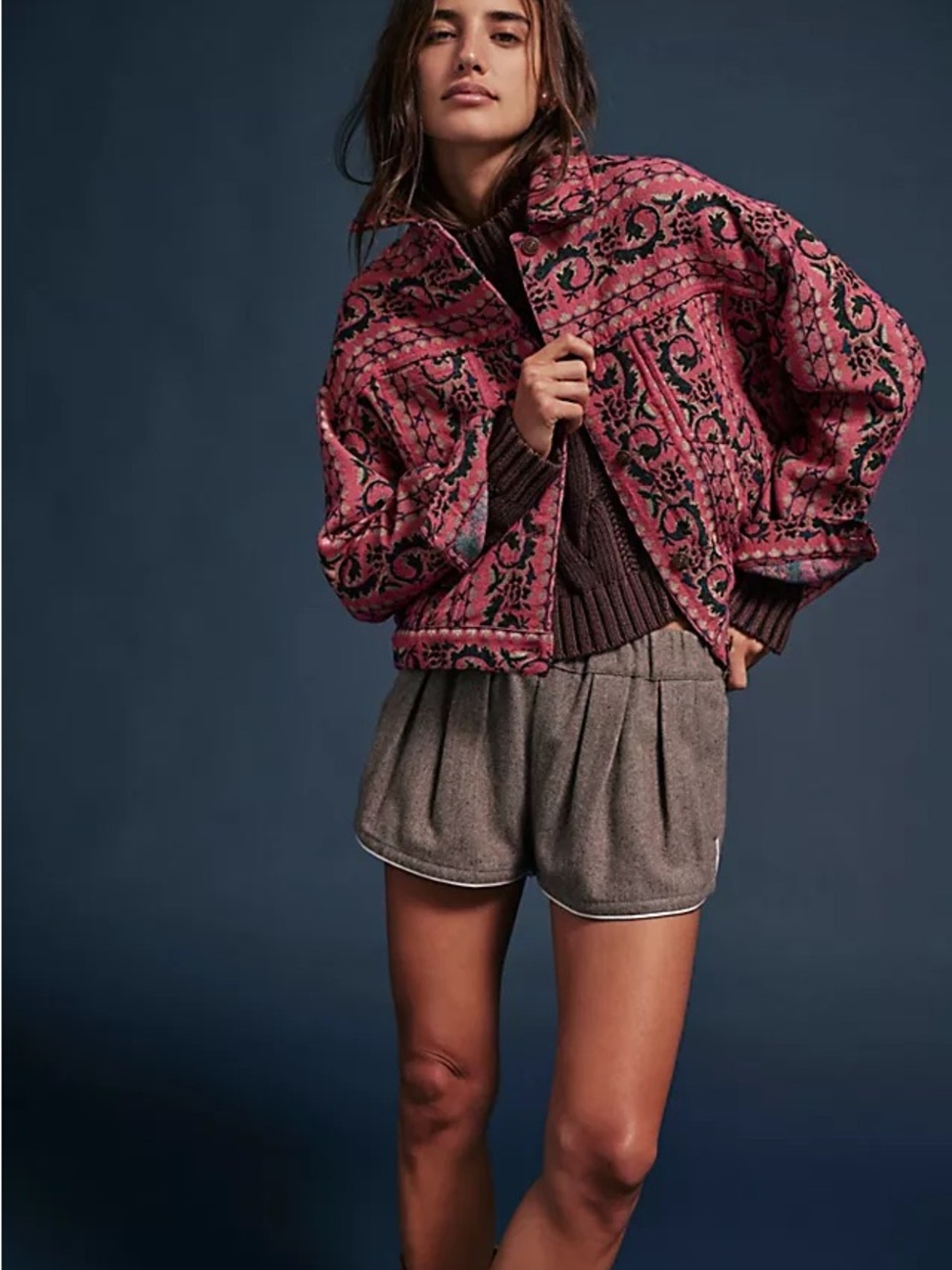 We The Free Opal Swing Jacquard Jacket
